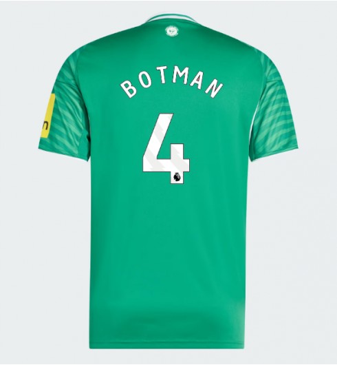 Newcastle United Sven Botman #4 Bortedrakt 2025-26 Korte ermer Newcastle United Sven Botman #4 Bortedrakt 2025-26 Korte ermer